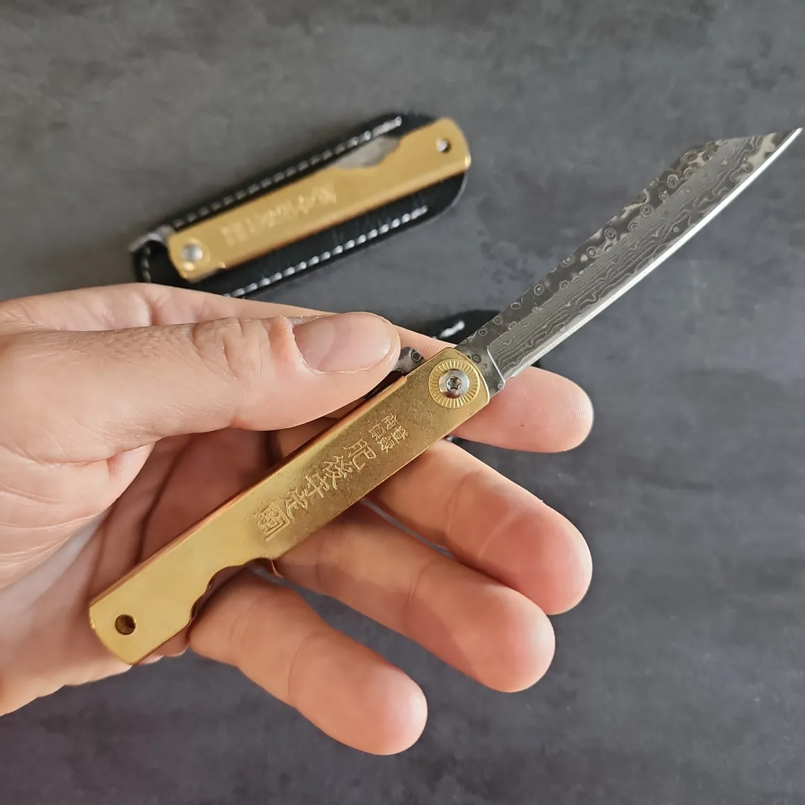 coltello_da_tasca__modell_3-2.webp Coltello da tasca - Modello Higonokami - 16cm - Damasco