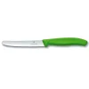 Coltello da tavola Verde Seghettato a Punta Tonda - VICTORINOX