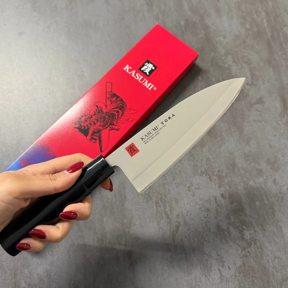 coltello_kasumi_tora__deb_4.webp Coltello Kasumi Tora - Deba 16,5 Cm