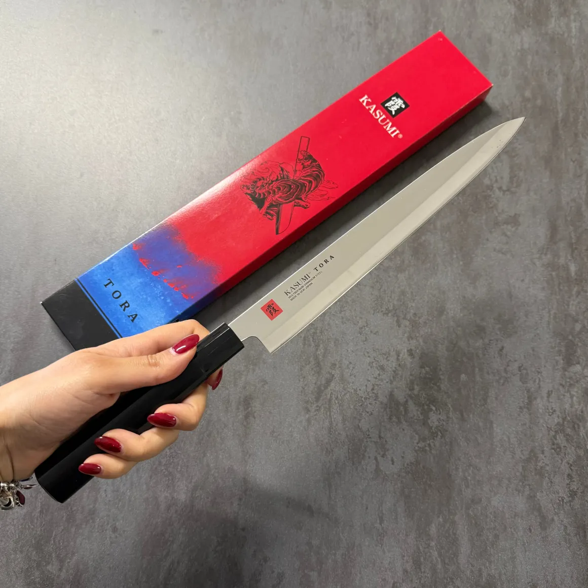 coltello_kasumi_tora__yan_4.webp Coltello Kasumi Tora - Yanagiba 27Cm