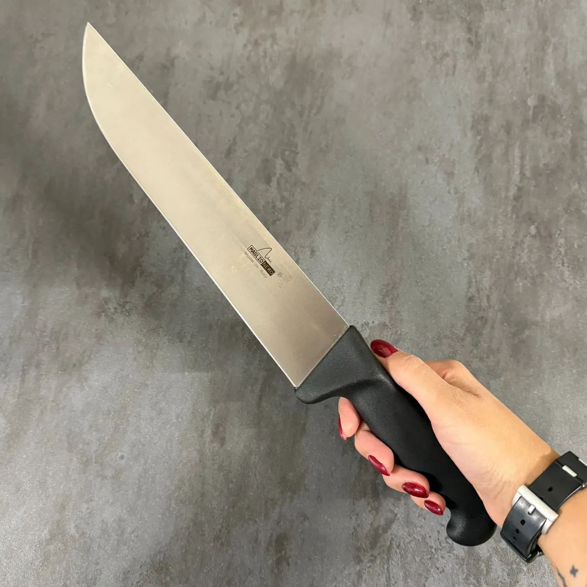 coltello_macelleria_franc_3.webp COLTELLO MACELLERIA FRANCESE 25CM - MAGLIONERO -