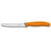 COLTELLO TAVOLA ARANCIONE SEGHETTATO PUNTA TONDA - VICTORINOX
