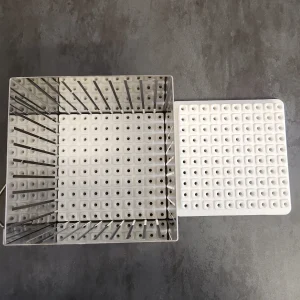 Cubo per 100 Arrosticini - in acciaio Inox