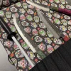 ROTOLO PORTA COLTELLI - ARTIGIANALE - DENIM NERO - MADE IN ITALY 100%